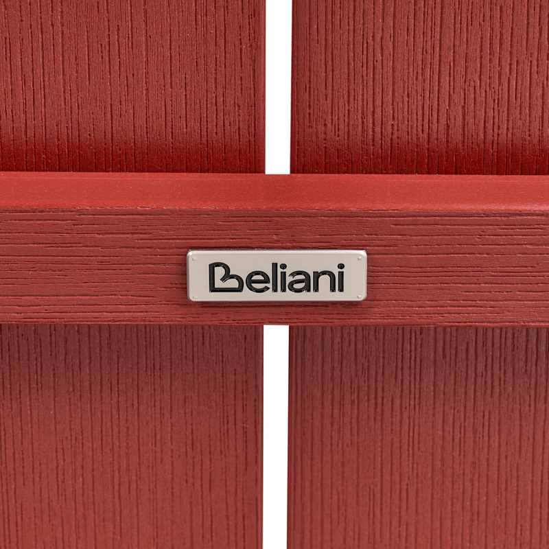 Hagebenk Adirondack 125 cm - Rød - Hagemøbler - Utesofa - Benker