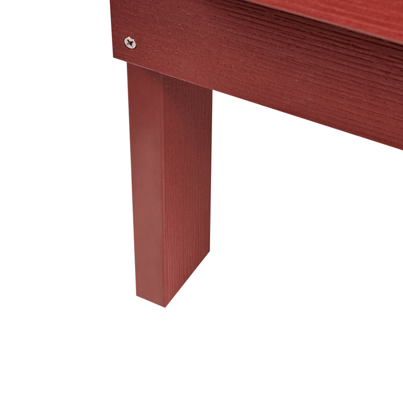 Hagebenk Adirondack 125 cm - Rød - Hagemøbler - Utesofa - Benker