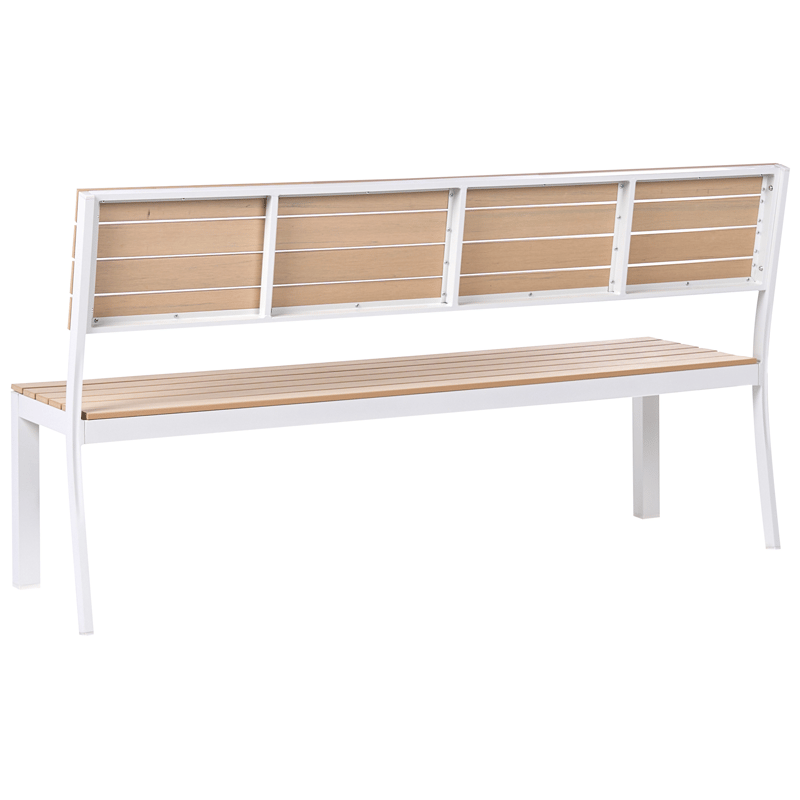 Hagebenk Como 174 cm - Beige/hvit - Hagemøbler - Utesofa - Benker