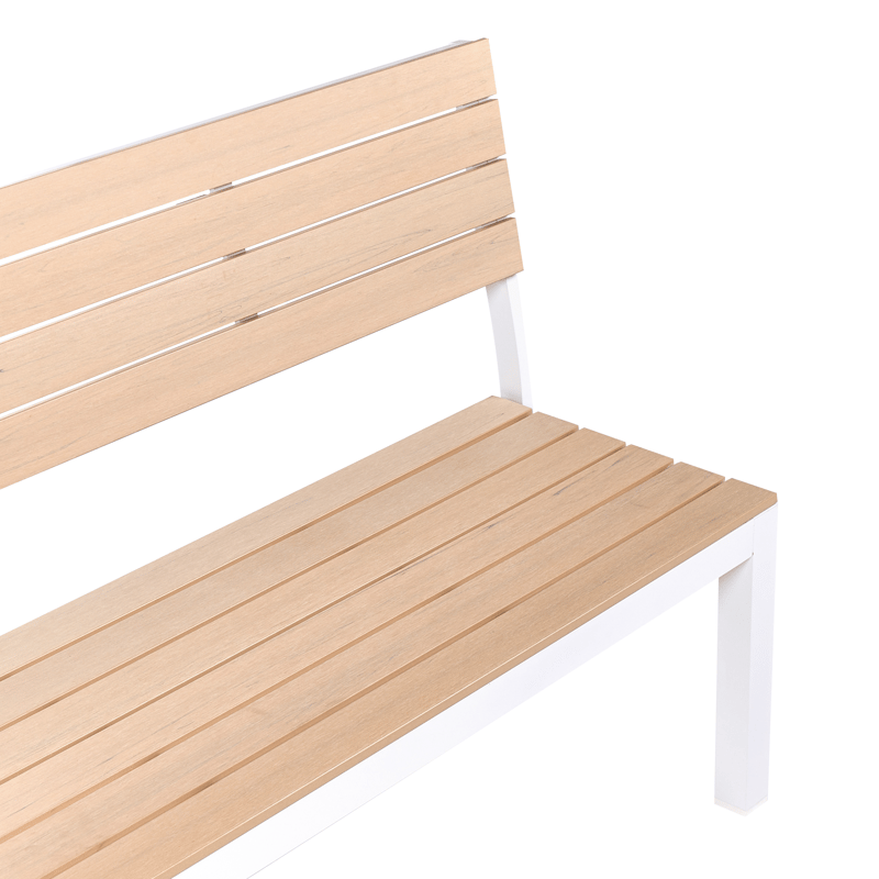 Hagebenk Como 174 cm - Beige/hvit - Hagemøbler - Utesofa - Benker