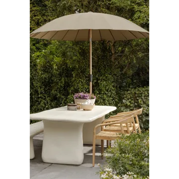 Hagebenk Loggia 227 cm utendørs - Natur - Hagemøbler - Utesofa - Benker
