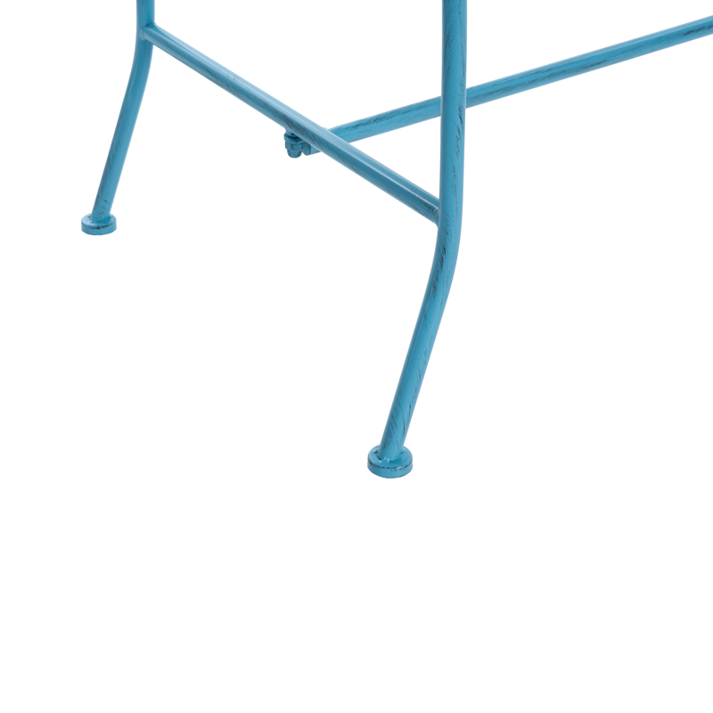 Hagebenk Pavia 146 cm Jern - Blå - Hagemøbler - Utesofa - Benker