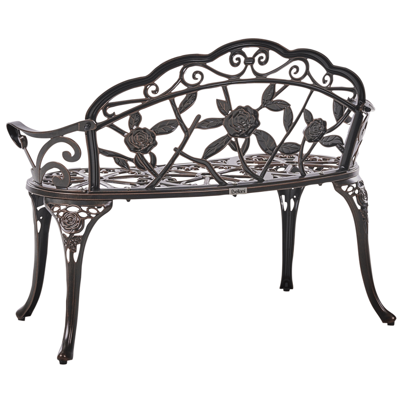 Hagebenk Piura 88 cm Aluminium - Brun - Hagemøbler - Utesofa - Benker