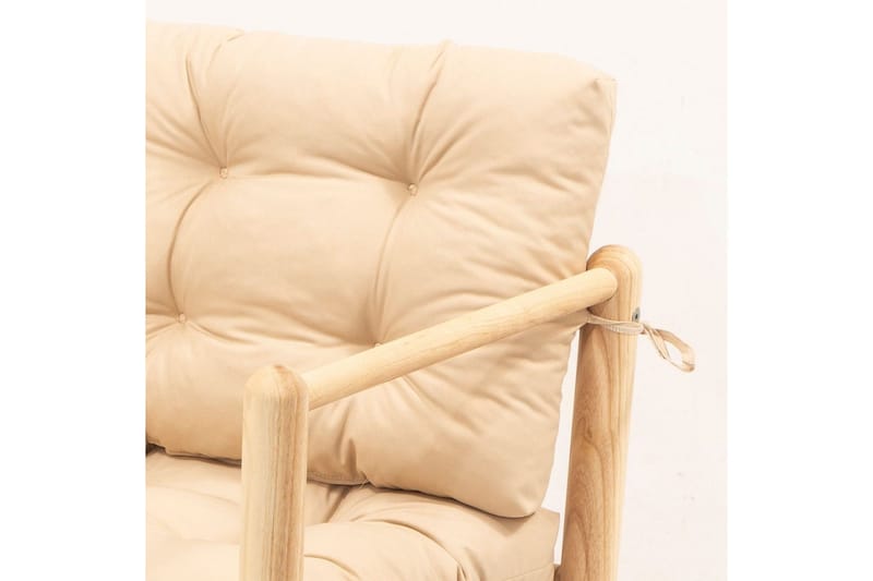 Hagesofa med 2 seter Hue Krem - Krem - Hagemøbler - Utesofa - Hagebenk & hagesofa