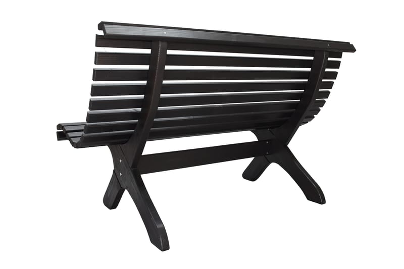 Norvald Benk - Kaffesvart - Hagemøbler - Utesofa - Hagebenk & hagesofa