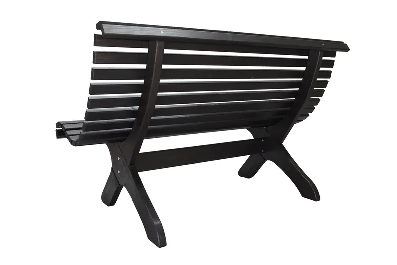 Norvald Benk - Kaffesvart - Hagemøbler - Utesofa - Hagebenk & hagesofa