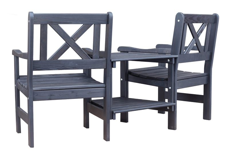 Olivo Hagelenestol - Svart - Hagemøbler - Utesofa - Hagebenk & hagesofa