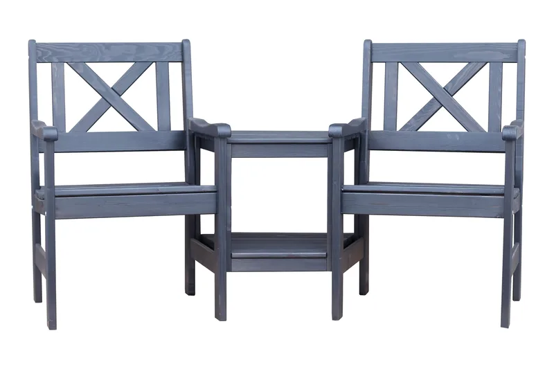 Olivo Hagelenestol - Svart - Hagemøbler - Utesofa - Hagebenk & hagesofa