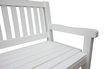Rimforsa Hagesofa - Hvitglasert Furu - Hagemøbler - Utesofa - Benker