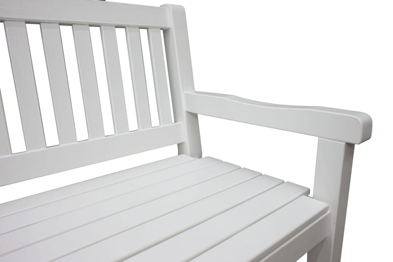 Rimforsa Hagesofa - Hvitglasert Furu - Hagemøbler - Utesofa - Hagebenk & hagesofa