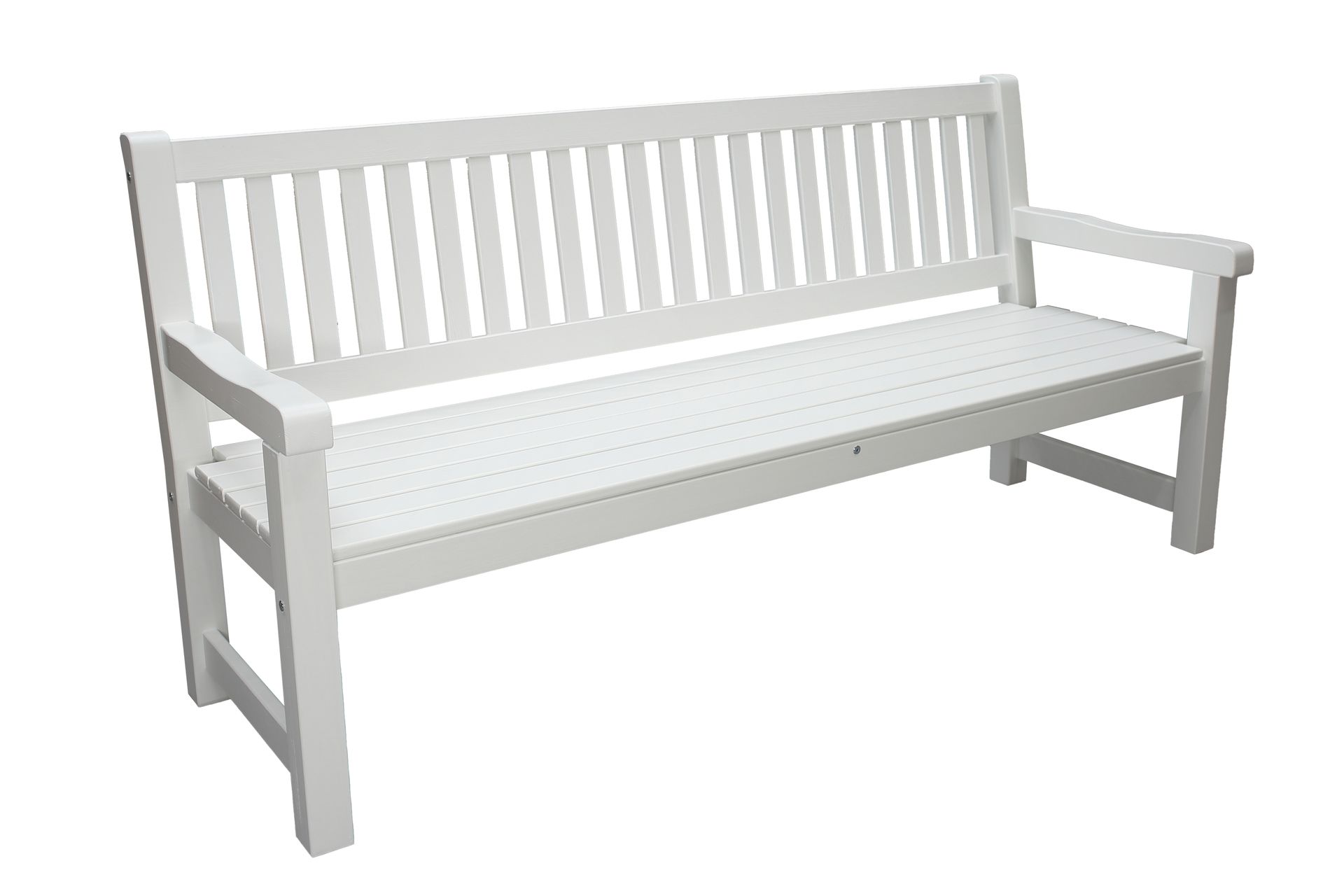 Rimforsa Hagesofa - Hvitglasert Furu - Hagemøbler - Utesofa - Hagebenk & hagesofa