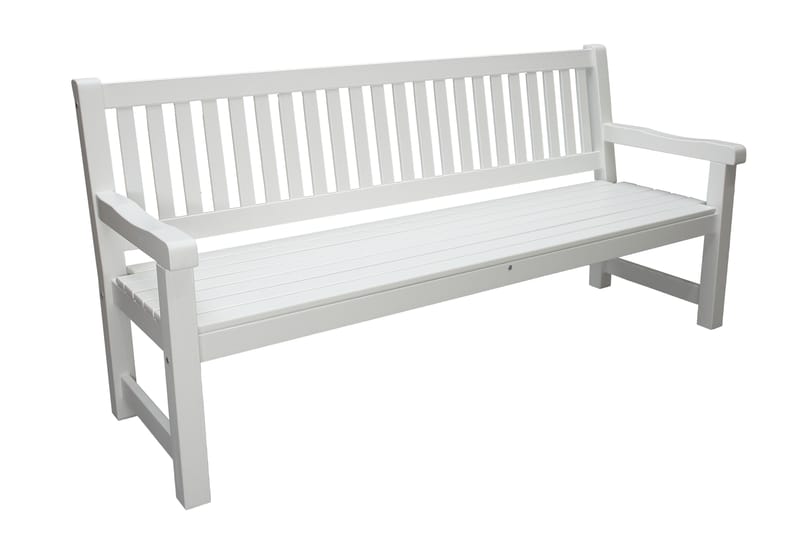 Rimforsa Hagesofa - Hvitglasert Furu - Hagemøbler - Utesofa - Hagebenk & hagesofa