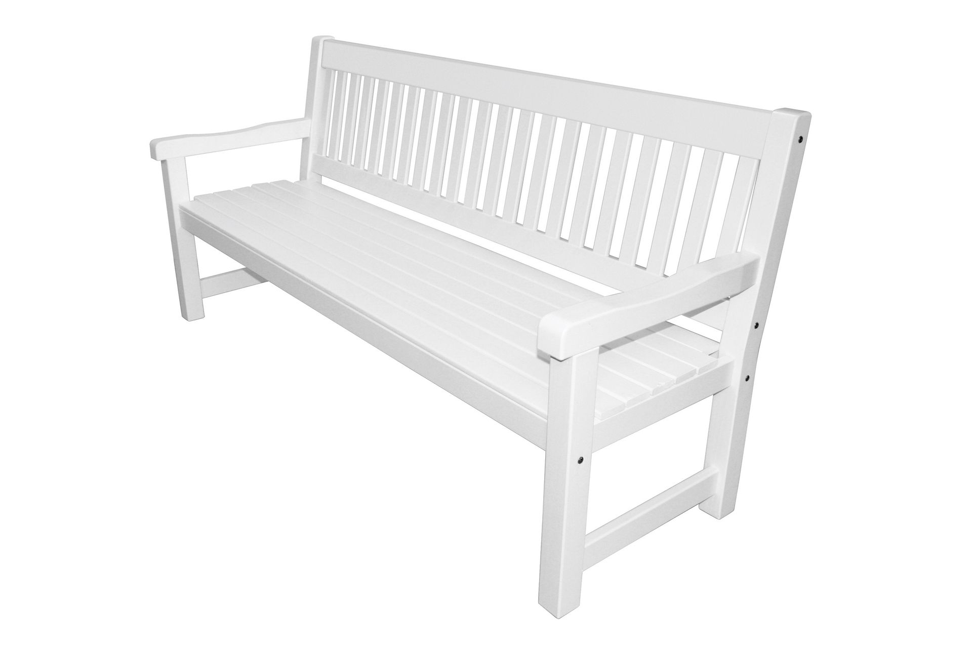 Rimforsa Hagesofa - Hvitglasert Furu - Hagemøbler - Utesofa - Hagebenk & hagesofa