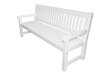 Rimforsa Hagesofa - Hvitglasert Furu - Hagemøbler - Utesofa - Benker