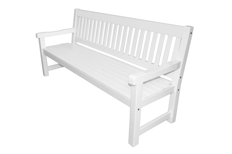 Rimforsa Hagesofa - Hvitglasert Furu - Hagemøbler - Utesofa - Hagebenk & hagesofa