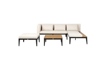 Hagesofagruppe med bord 3-seters Bracciano - Hagemøbler - Loungemøbler - Sofagruppe utendørs