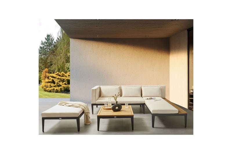 Hagesofagruppe med bord 3-seters Bracciano - Hagemøbler - Utesofa - Hagebenk & hagesofa
