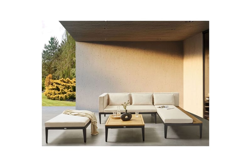 Hagesofagruppe med bord 3-seters Bracciano - Hage - Utemiljø - Veranda & terrasse - Verandamøbler