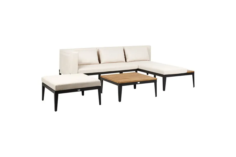 Hagesofagruppe med bord 3-seters Bracciano - Hagemøbler - Utesofa - Hagebenk & hagesofa