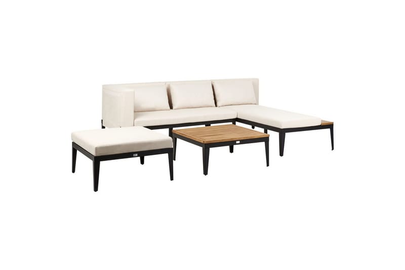 Hagesofagruppe med bord 3-seters Bracciano - Hage - Utemiljø - Veranda & terrasse - Verandamøbler