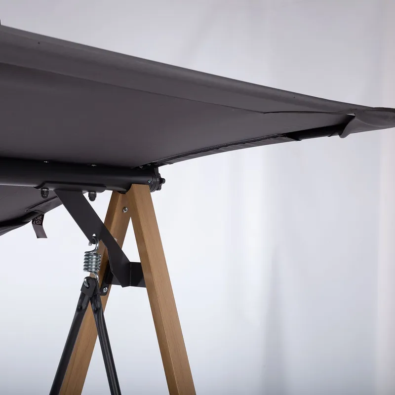 Hageswing HOME4YOU Helia 3-seters hall - Grå - Hagemøbler - Utesofa - Hengesofa