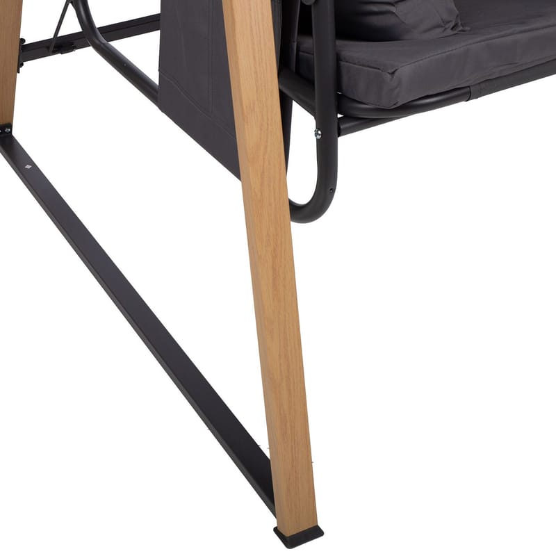 Hageswing HOME4YOU Helia 3-seters hall - Grå - Hagemøbler - Utesofa - Hengesofa