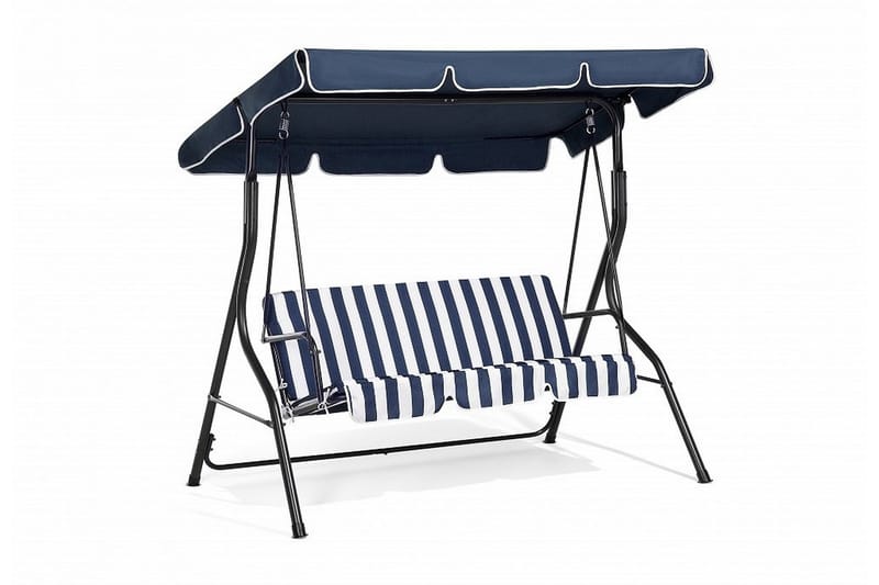 Chaplin Hengsofa 174 Cm - Blå|Svart|Hvit - Hagemøbler - Utesofa - Hammocker