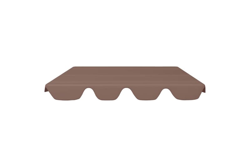 Erstatningsbaldakin til hagehuske brun 192x147 cm 270 g/m² - Brun - Hagemøbler - Utesofa - Hammocker - Hammock tak