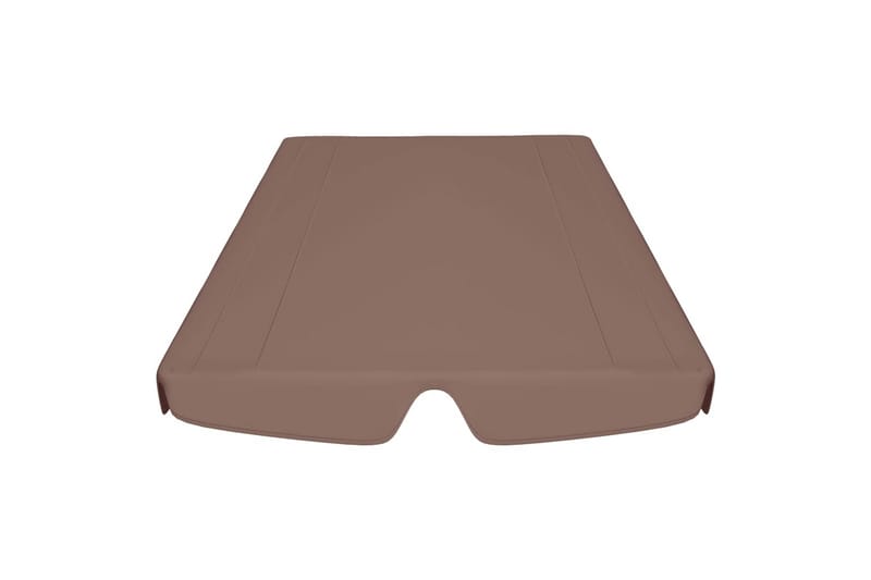 Erstatningsbaldakin til hagehuske brun 192x147 cm 270 g/m² - Brun - Hagemøbler - Utesofa - Hammocker - Hammock tak
