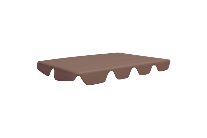 Erstatningsbaldakin til hagehuske brun 226x186 cm 270 g/m² - Brun - Hagemøbler - Utesofa - Hammocker - Hammock tak