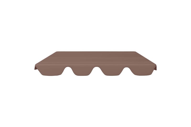 Erstatningsbaldakin til hagehuske brun 226x186 cm 270 g/m² - Brun - Hagemøbler - Utesofa - Hammocker - Hammock tak