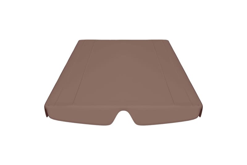 Erstatningsbaldakin til hagehuske brun 226x186 cm 270 g/m² - Brun - Hagemøbler - Utesofa - Hammocker - Hammock tak