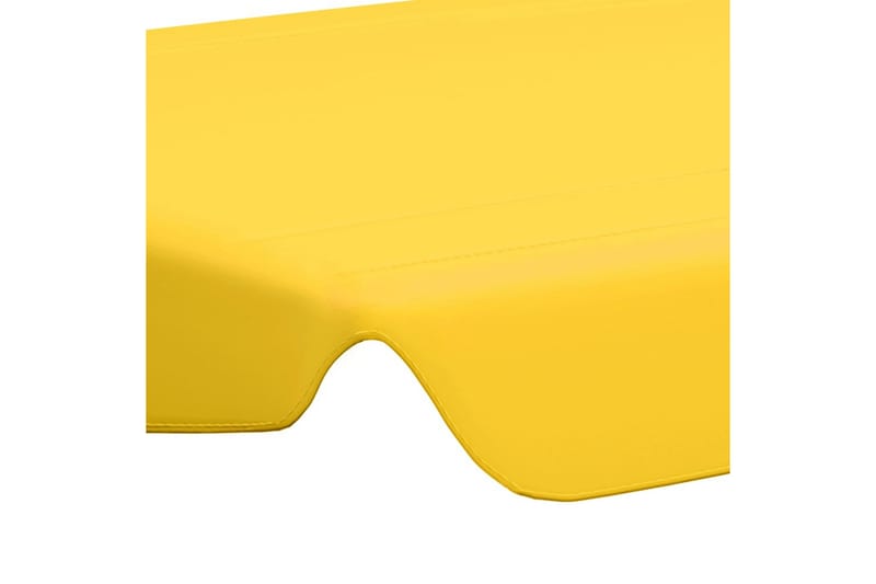 Erstatningsbaldakin til hagehuske gul 226x186 cm 270 g/m² - Gul - Hagemøbler - Utesofa - Hammocker - Hammock tak