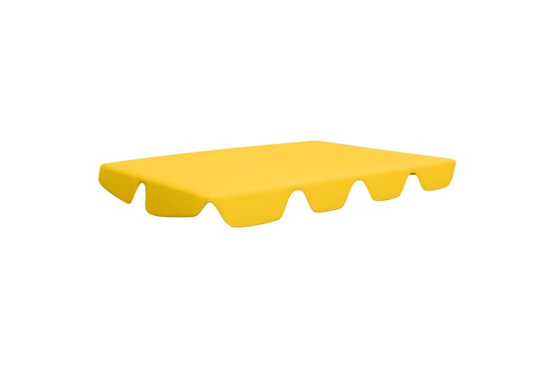Erstatningsbaldakin til hagehuske gul 226x186 cm 270 g/m² - Gul - Hagemøbler - Utesofa - Hammocker - Hammock tak