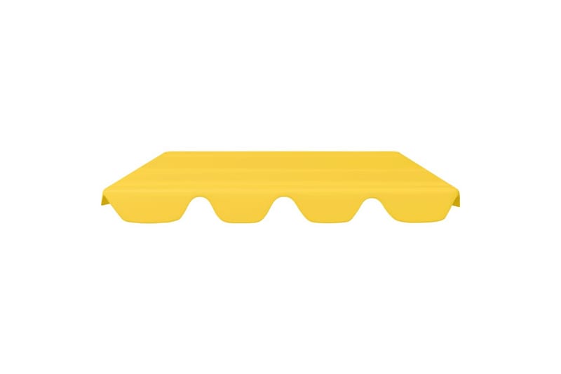 Erstatningsbaldakin til hagehuske gul 226x186 cm 270 g/m² - Gul - Hagemøbler - Utesofa - Hammocker - Hammock tak