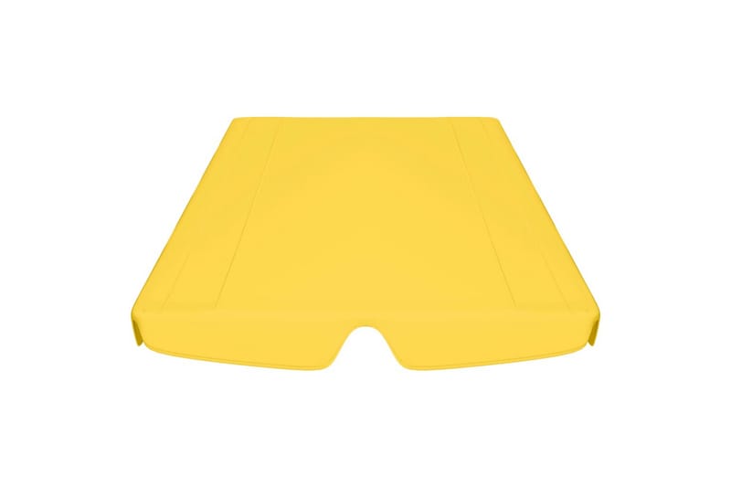 Erstatningsbaldakin til hagehuske gul 226x186 cm 270 g/m² - Gul - Hagemøbler - Utesofa - Hammocker - Hammock tak