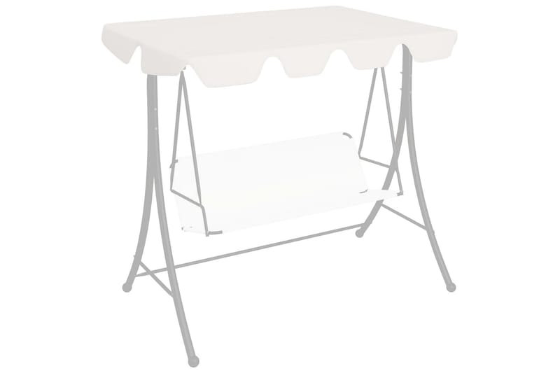 Erstatningsbaldakin til hagehuske hvit 226x186 cm 270 g/m² - Hvit - Hagemøbler - Utesofa - Hammocker - Hammock tak