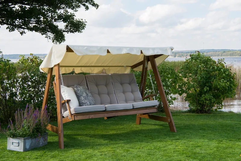 Hammocktak Hillerstorp Dalom Slöinge - Beige - Hagemøbler - Utesofa - Hammocker - Hammock tak