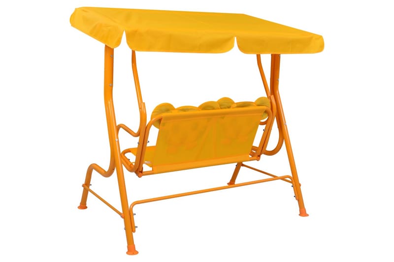 Hengebenk gul 115x75x110 cm stoff - Gul - Hagemøbler - Utesofa - Hammocker