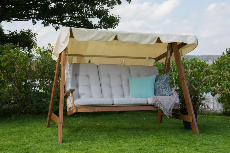 Hillerstorp Dalom Hammocktak Slöinge - Beige - Hagemøbler - Utesofa - Hammocker - Hammock tak