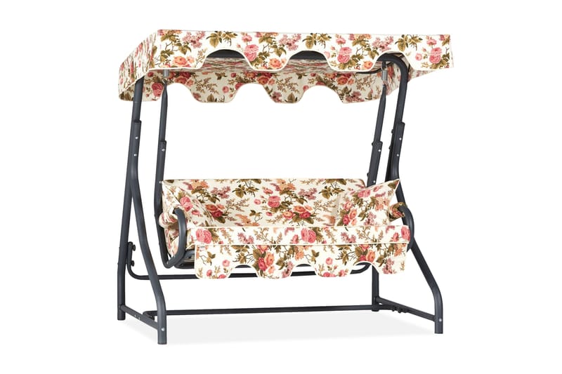 Laziuki 2-seters Hammock med Tak - Grå - Hagemøbler - Utesofa - Hammocker