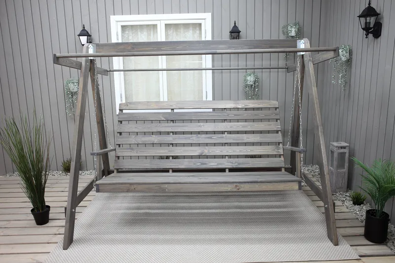 Pelle Hammock Grå - KWA - Hagemøbler - Utesofa - Hammocker