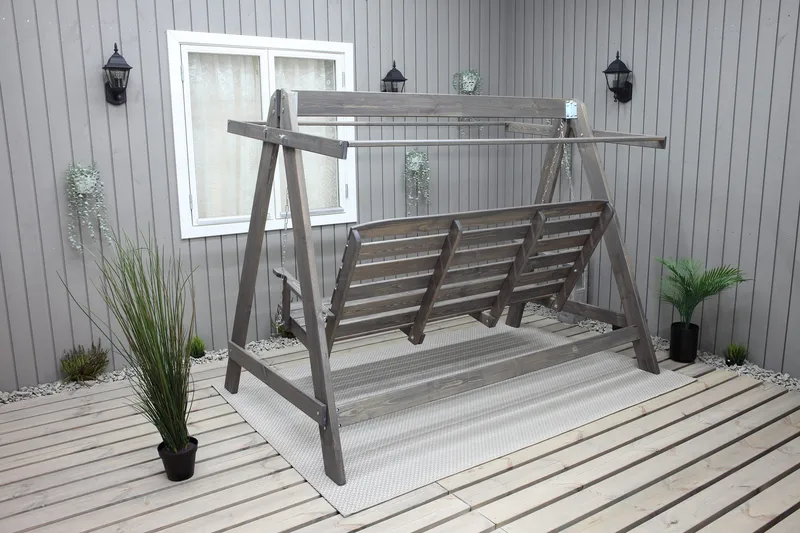 Pelle Hammock Grå - KWA - Hagemøbler - Utesofa - Hammocker