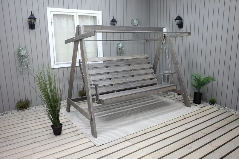 Pelle Hammock Grå - KWA - Hagemøbler - Utesofa - Hammocker