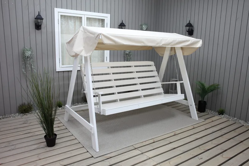 Pelle Hammock Hvit/Svart - KWA - Hagemøbler - Utesofa - Hammocker