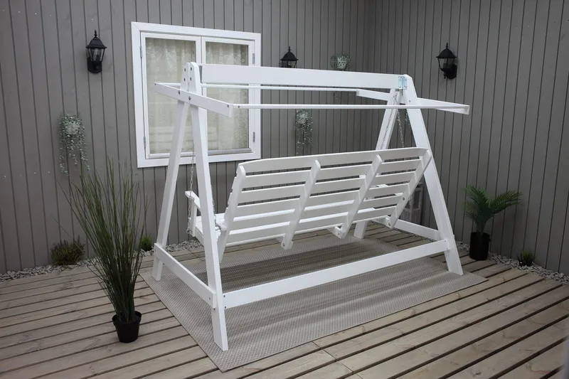 Pelle Hammock Hvit/Svart - KWA - Hagemøbler - Utesofa - Hammocker