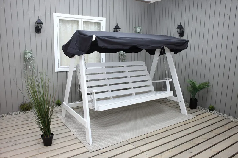 Pelle Hammock Hvit/Svart - KWA - Hagemøbler - Utesofa - Hammocker