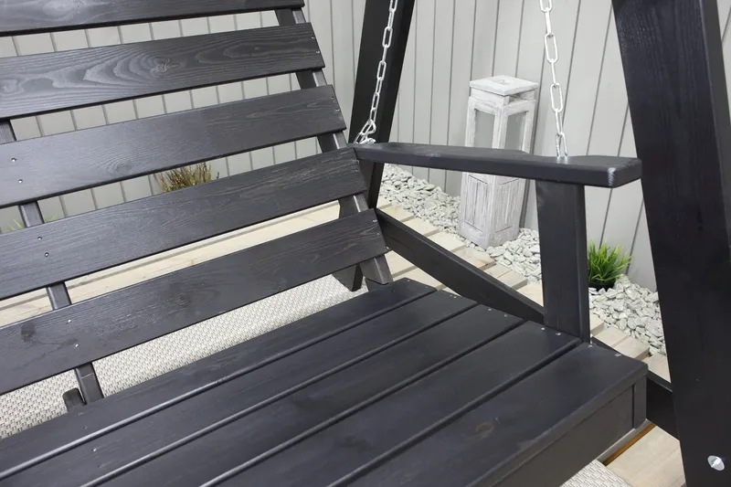 Pelle Hammock uten Tak - Mørkebrun - Hagemøbler - Utesofa - Hammocker