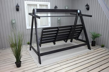 Pelle Hammock uten Tak - Mørkebrun - Hagemøbler - Utesofa - Hammocker