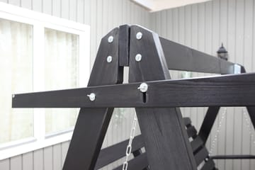 Pelle Hammock uten Tak - Mørkebrun - Hagemøbler - Utesofa - Hammocker